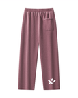 Frayed Enzyme Washed Fleece Sweatpants