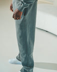 Frayed Enzyme Washed Fleece Sweatpants