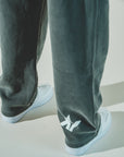 Frayed Enzyme Washed Fleece Sweatpants