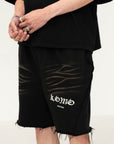 BLACK WASHED SET – WHITE LOGO