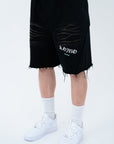 BLACK WASHED SET – WHITE LOGO