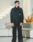 Reflection Striped Straight-Leg Sweatpants
