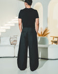 Essential Curved-Blade Suit Pants