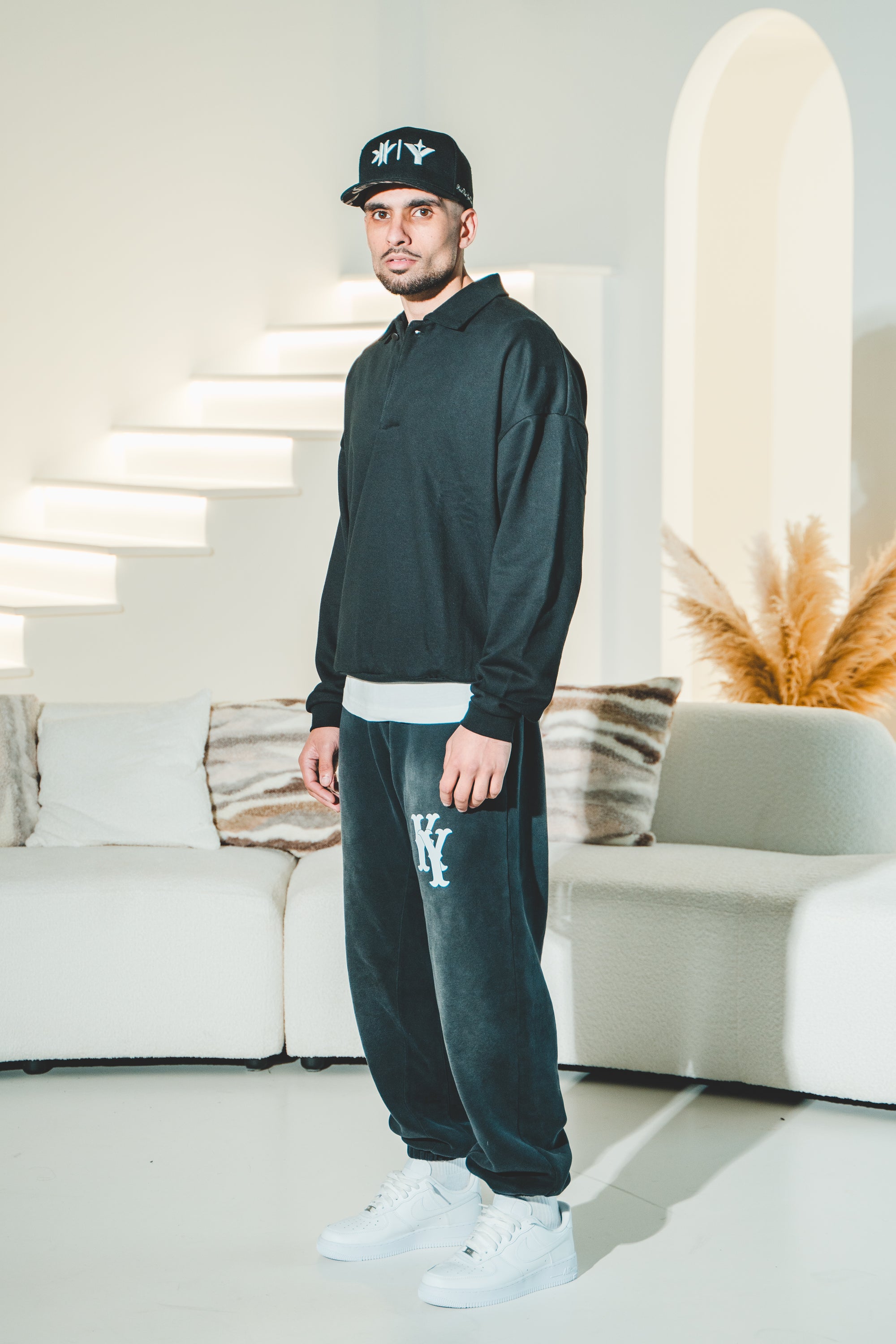 Vintage Washed Fleece Jogger Sweatpants