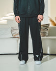 Reflection Striped Straight-Leg Sweatpants