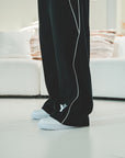 Reflection Striped Straight-Leg Sweatpants