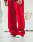 Reflection Striped Straight-Leg Sweatpants