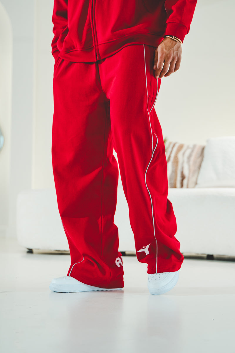 Reflection Striped Straight-Leg Sweatpants