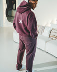 Frayed Enzyme Washed Fleece Sweatpants