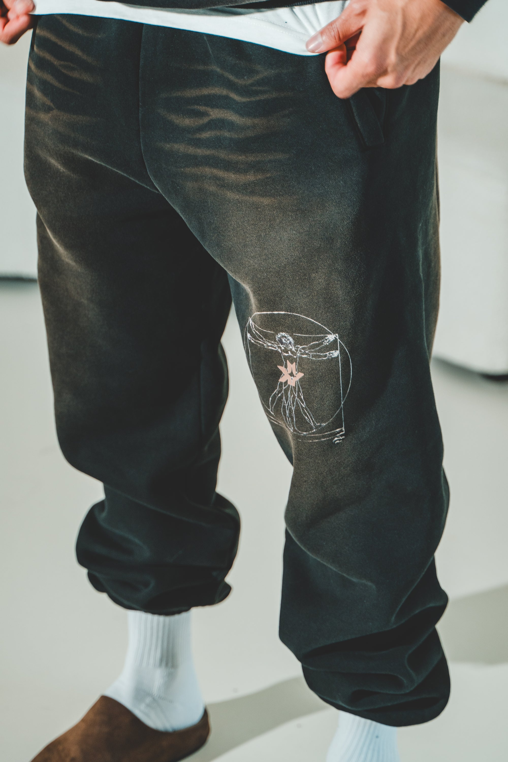 Sunfade Fleeced Sweatpants