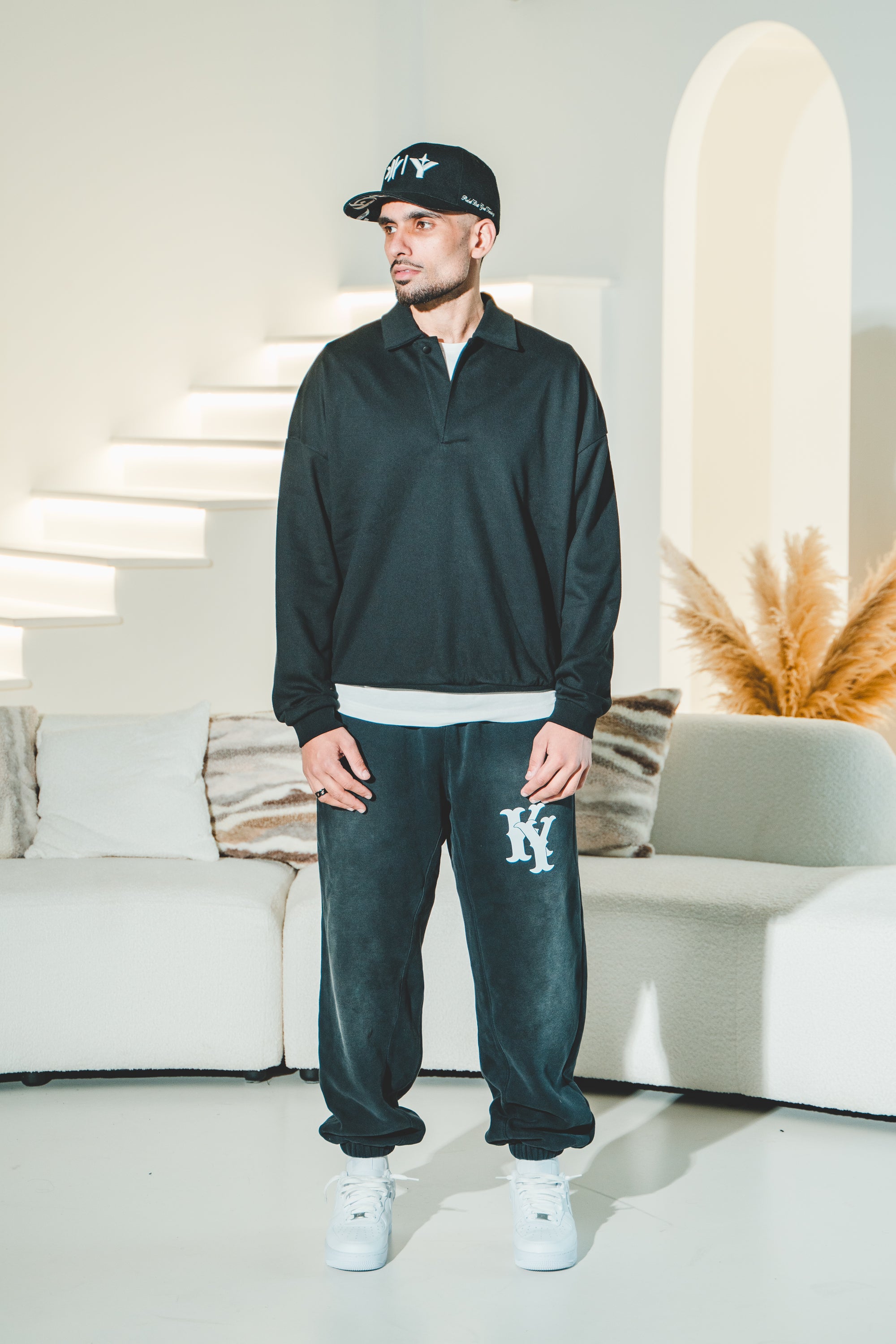 Vintage Washed Fleece Jogger Sweatpants